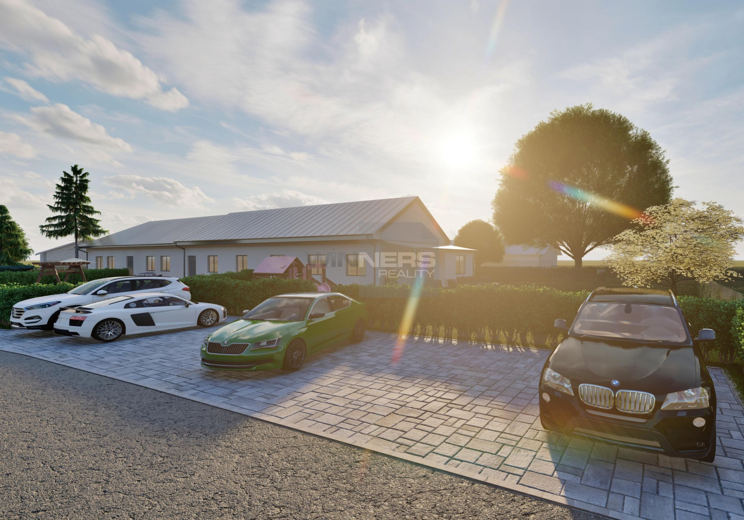 Exkluzívne na predaj byty s vlastným pozemkom v obci Zbehňov!