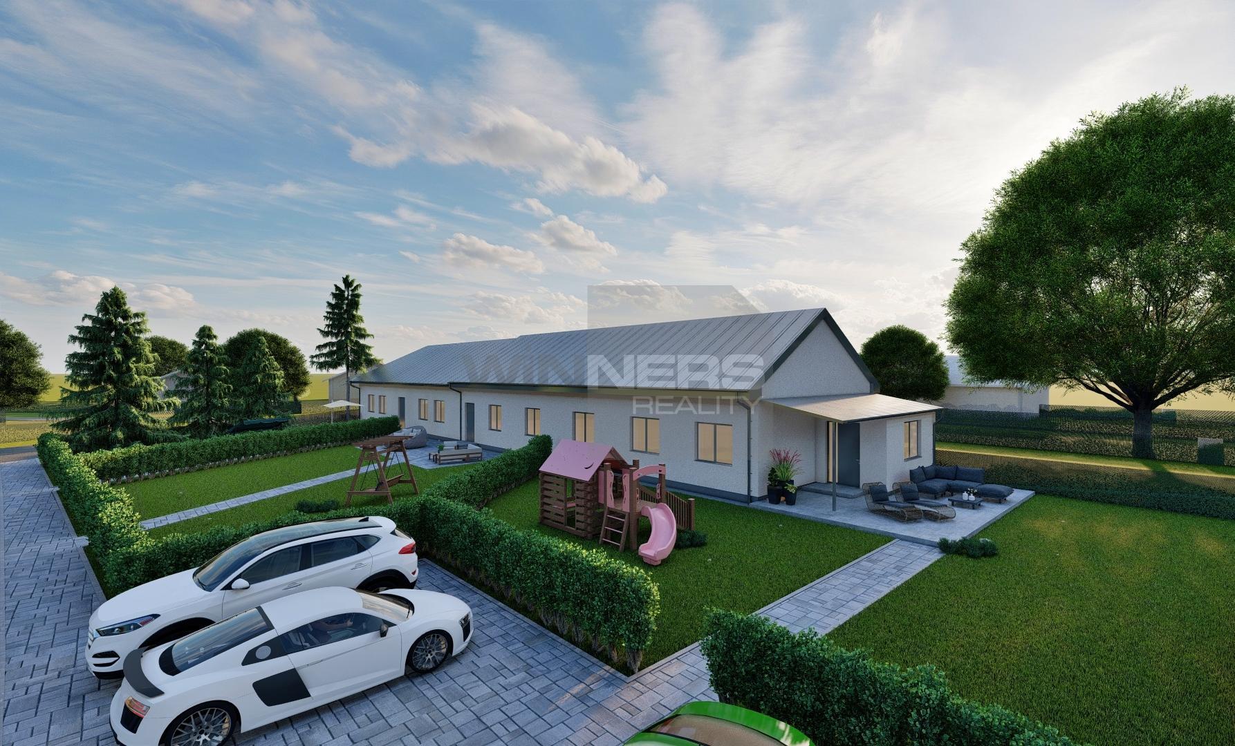 Exkluzívne na predaj byty s vlastným pozemkom v obci Zbehňov!