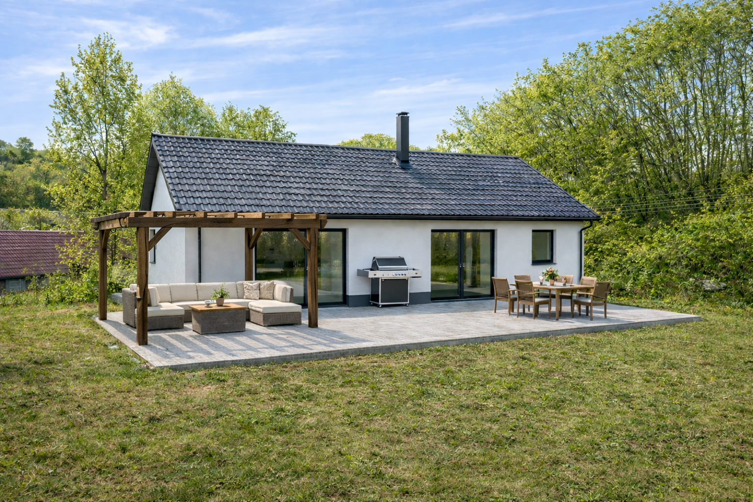 EXKLUZÍVNE NA PREDAJ: Rozostavaný rodinný dom v obci Ilija, okres Banská Štiavnica