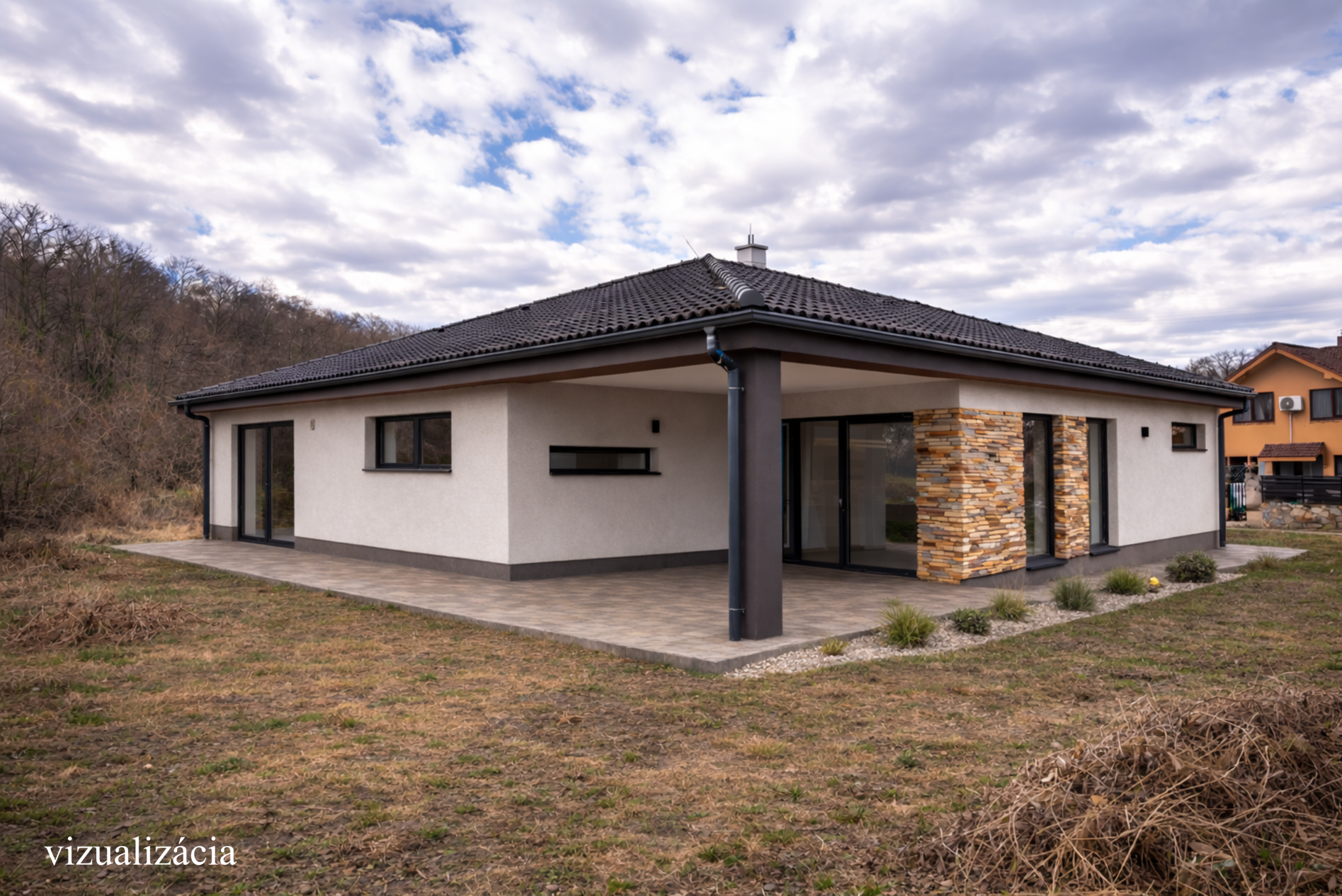 NA PREDAJ – Moderný 4-izbový rodinný dom s veľkou terasou a súkromím | Hontianske Nemce | pozemok 765 m²