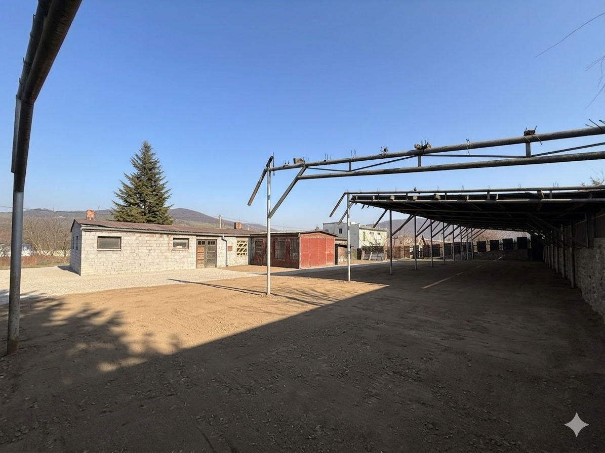 Priemyselný areál s potenciálom v Hanušovciach nad Topľou na predaj