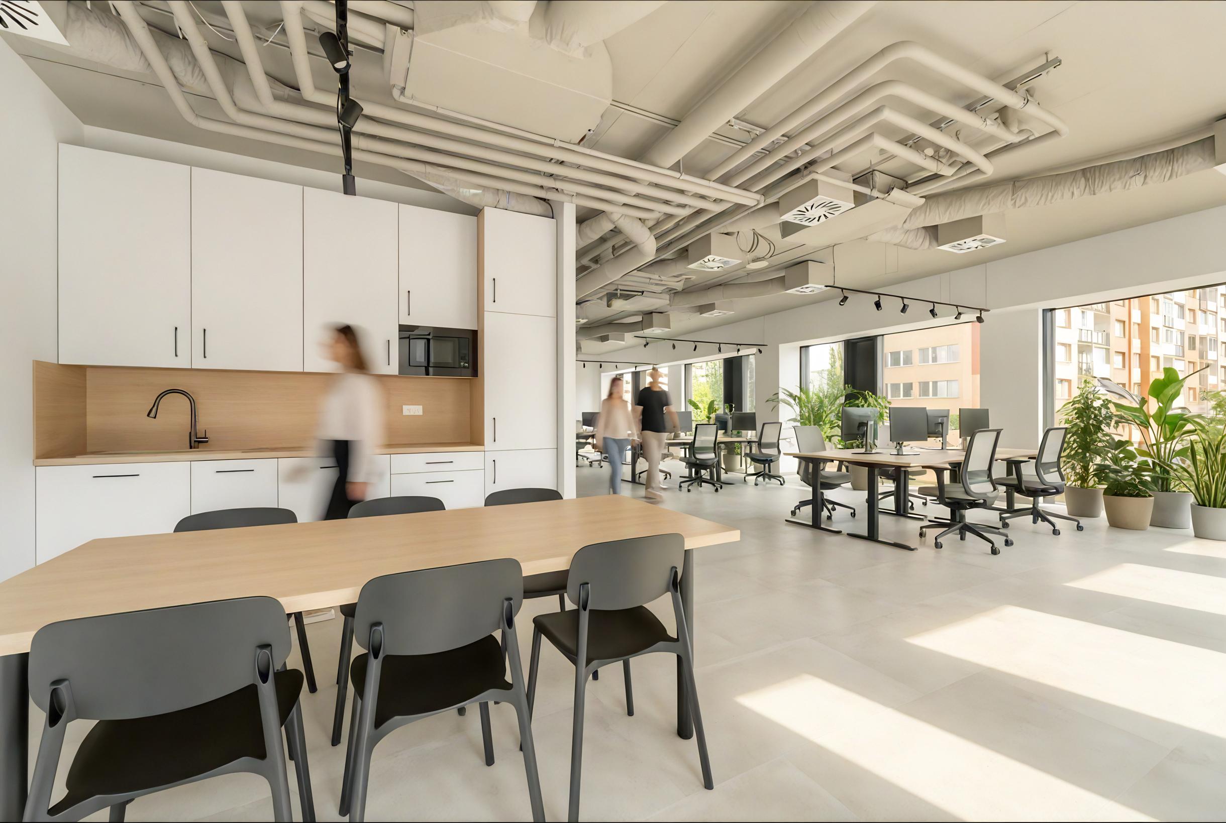Moderný nebytový priestor open space o veľkosti 124,76 m2 v DUETT Business Residence na prenájom.