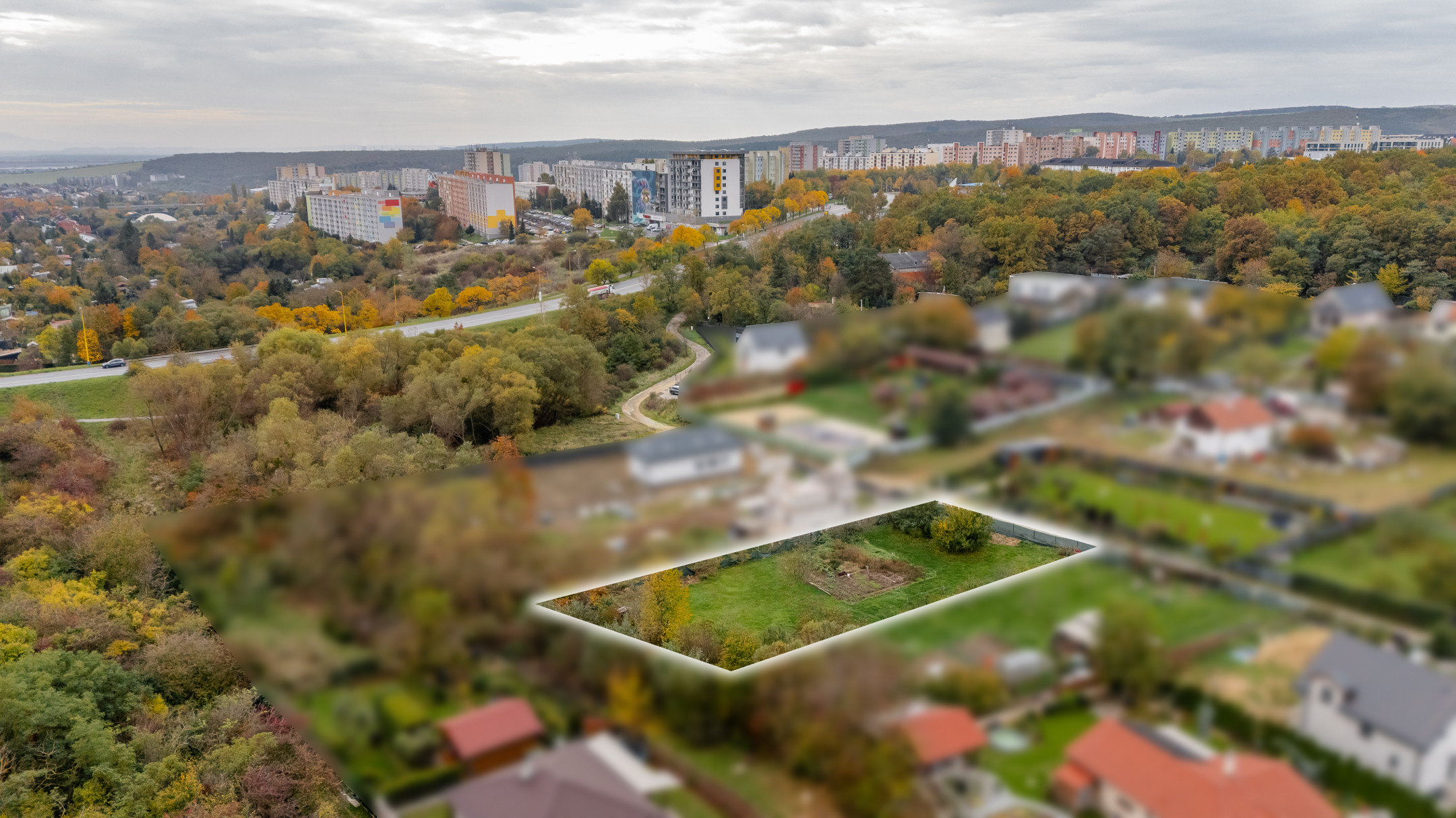 Pozemok vhodný na rekreačný dom alebo chatu o veľkosti 1.282 m2 v oblasti Čičky-majer, Košice - Terasa.