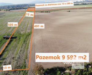 Na predaj stavebný pozemok, 9592 m2, Koreňová ulica, Bratislava - Jarovce Sever