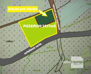 REZERVOVANÉ - Zaježová, pozemok v ÚP na výstavbu