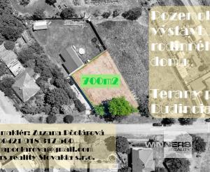 Terany pri Dudinciach – pozemok na stavbu RD