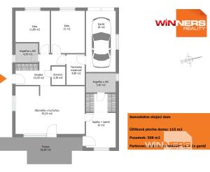 Predaj 4-izb. 115m2 RD novostavba s garážou a tep.čepadlom, 508m2 pozemok, Hrubá Borša, okr.Senec