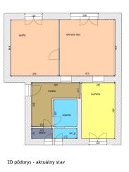 REZERVOVANÉ - 2 izbový byt Krupina, ul. Fr.Kráľa