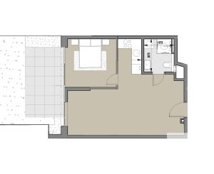 NA PREDAJ NOVOSTAVBA 2-izbový byt 62,38m2 s predzáhradkou, pivnicou a park. státím v projekte Prúdy, ul. Včelárska Trnava