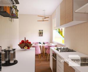 REZERVOVANÉ - Na predaj zrekonštruovaný 3-izbový s loggiou, 74,50 m2, Revúcka ulica, Bratislava-Nivy