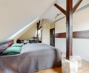 Na predaj samostatne stojaci rodinný dom v zadnej časti prepojený s prízemným domom, pozemok 1659 m2, Štúrova ulica, Skalica