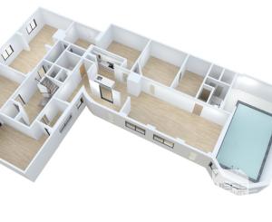 Na predaj samostatne stojaci rodinný dom v zadnej časti prepojený s prízemným domom, pozemok 1659 m2, Štúrova ulica, Skalica