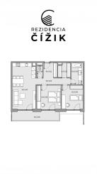 Ponúkam Vám 3i byt v novostavbe Čížik – Košice – Staré Mesto.