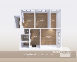 3-izbový byt na predaj, Čordáková ulica, Košice , Sídlisko KVP