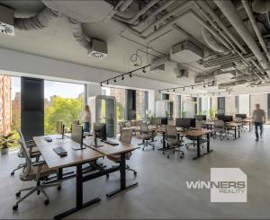 Moderný nebytový priestor open space o veľkosti 124,76 m2 v DUETT Business Residence na prenájom.