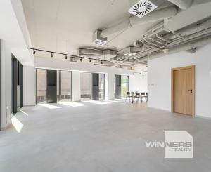 Moderný nebytový priestor open space o veľkosti 124,76 m2 v DUETT Business Residence na prenájom.