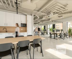 Moderný nebytový priestor open space o veľkosti 124,76 m2 v DUETT Business Residence na prenájom.