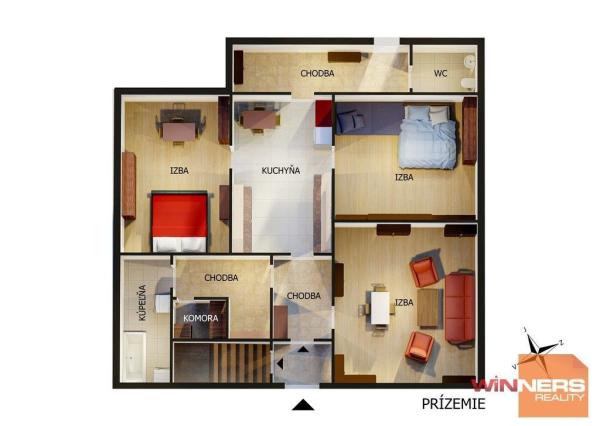 Exkluzívne na predaj rodinný dom vhodný aj ako investícia, priamo v centre mesta Banská Štiavnica