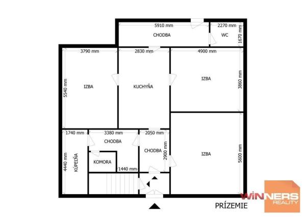 Exkluzívne na predaj rodinný dom vhodný aj ako investícia, priamo v centre mesta Banská Štiavnica