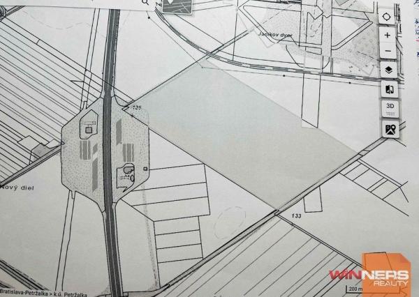 Predaj stavebný pozemok, 104.716 m2, Slnečnice-mesto, Bratislava - Petržalka