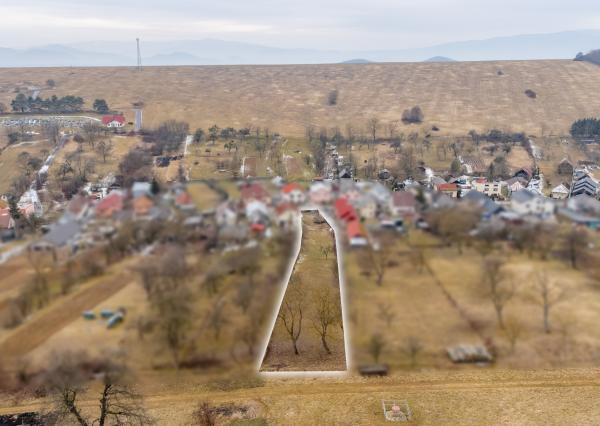 Ponúkame Vám na predaj stavebný pozemok s výhľadom na prírodu pokojnej obce Vyšný Kazimír