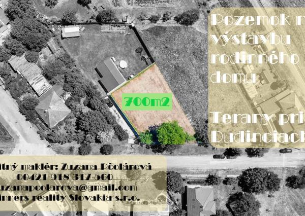 Terany pri Dudinciach – pozemok na stavbu RD