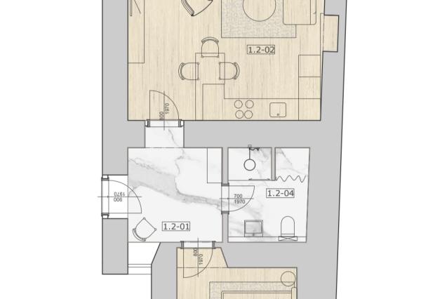 Exkluzívna ponuka. Ponúkam na predaj 2.- izbový s parkovacím miestom v Matejovciach na ul. Smetanovej, okres Poprad