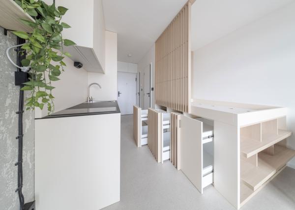 Garsónka, prenájom, loggia, v blízkosti Lekárskej fakulty, Kysucká, Košice - Západ