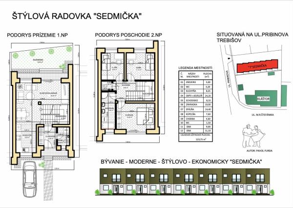 Nové rezidenčné bývanie v Trebišove - IBV Sedmička!