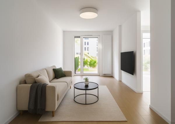 NA PREDAJ NOVOSTAVBA 2-izbový byt 62,38m2 s predzáhradkou, pivnicou a park. státím v projekte Prúdy, ul. Včelárska Trnava