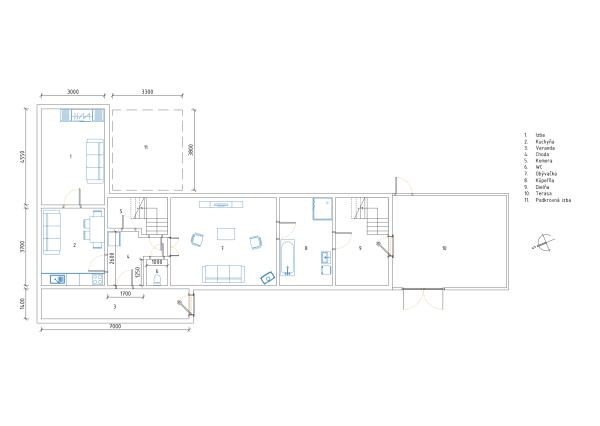 TOP CENA !!! Exkluzívne na predaj rodinný dom na priestrannom pozemku s výmerou 3 223 m² v obci Ilija
