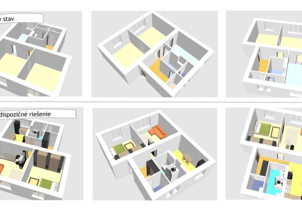 REZERVOVANÉ - 2 izbový byt Krupina, ul. Fr.Kráľa