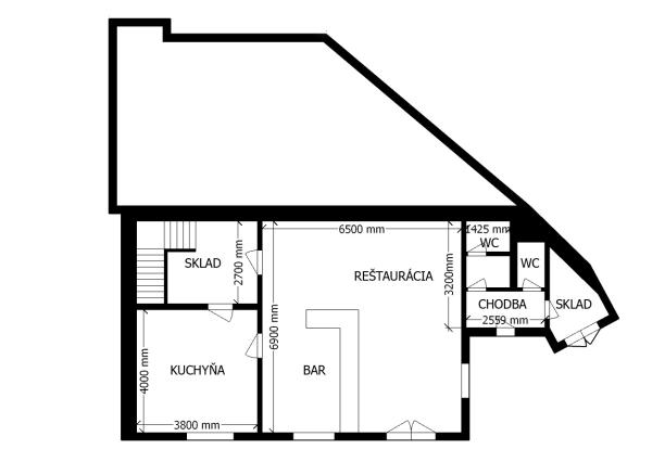 NA PREDAJ – Polyfunkčný objekt, Banská Štiavnica – Križovatka