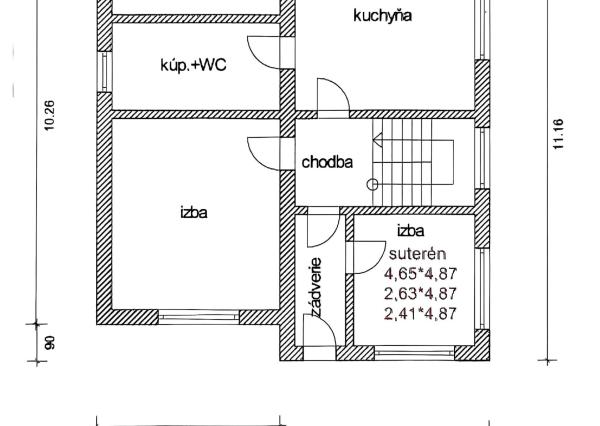 Dvojgeneračný RD  na predaj ● 5 izieb ● okrajová časť obce Veľká Ida