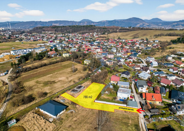 Predaj investičného stavebného pozemku o výmere 786 m² – ulica Do Stávku,  Žilina – Trnové