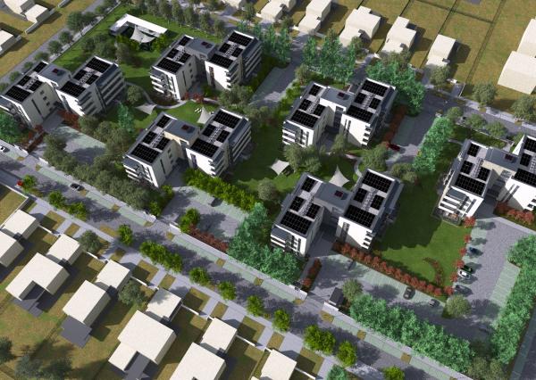 Pozemok so stavebným povolením na výstavbu 144 bytov v meste ENCS - Maďarsko, 30 minút od mesta Košice.