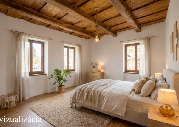 Ponúkame na predaj rodinný dom po rekonštrukcii – Svätý Anton, cca 5 min od Banskej Štiavnice