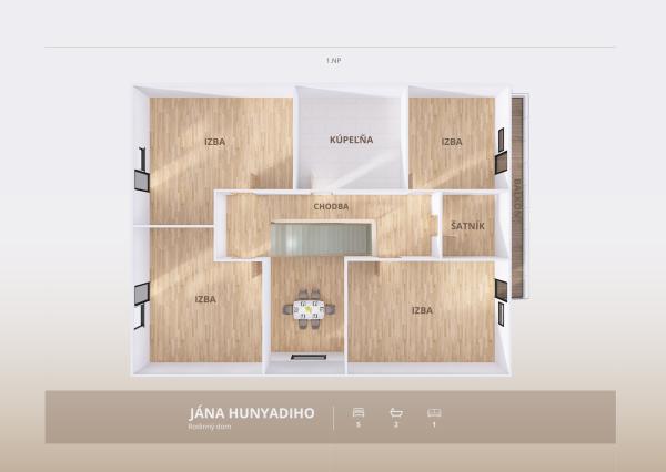 Nadštandardný dvojpodlažný rodinný dom so slnečným pozemkom o veľkosti 970 m2 v meste Moldava nad Bodvou.