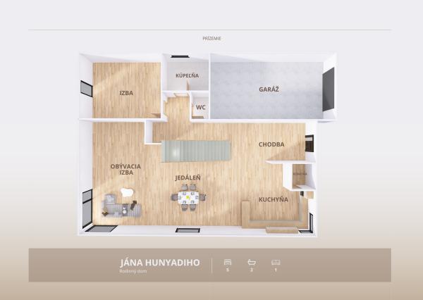 Nadštandardný dvojpodlažný rodinný dom so slnečným pozemkom o veľkosti 970 m2 v meste Moldava nad Bodvou.
