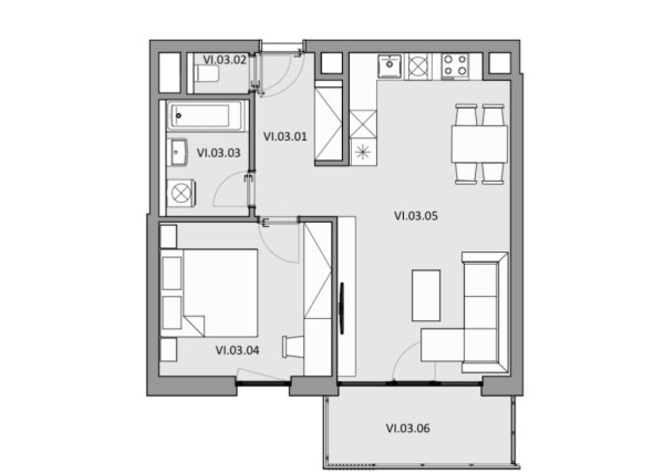 Ponúkam Vám 2i byt v novostavbe Podhradová – Košice – Sever