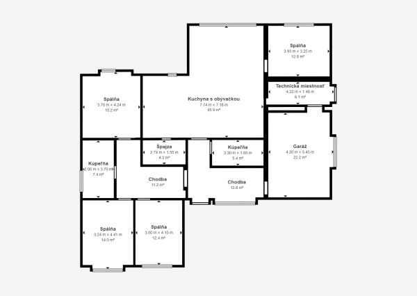 Na predaj moderný rodinný dom, ponúkajúci komfortné a nadštandardné  bývanie