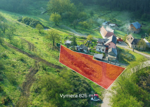 Predaj stavebného pozemku vo Višňovom, 826 m2