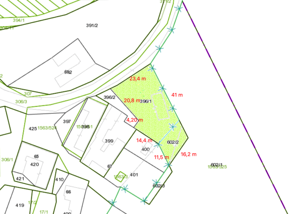 Predaj stavebného pozemku vo Višňovom, 826 m2
