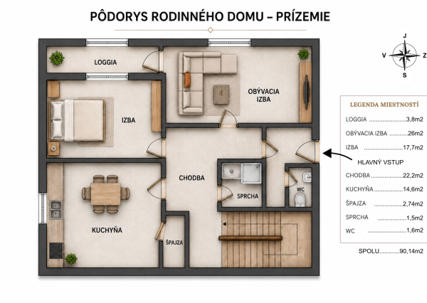 NA PREDAJ | Rodinný dom s potenciálom v obci Podhorie, okres Banská Štiavnica