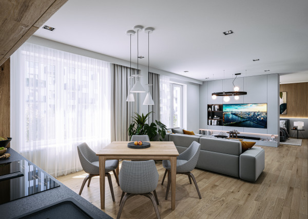 Ponúkame na predaj 3 izbové byty/apartmány v projekte PONTY, na Sekčove, vhodné aj investične